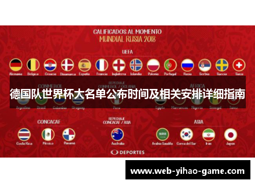 德国队世界杯大名单公布时间及相关安排详细指南